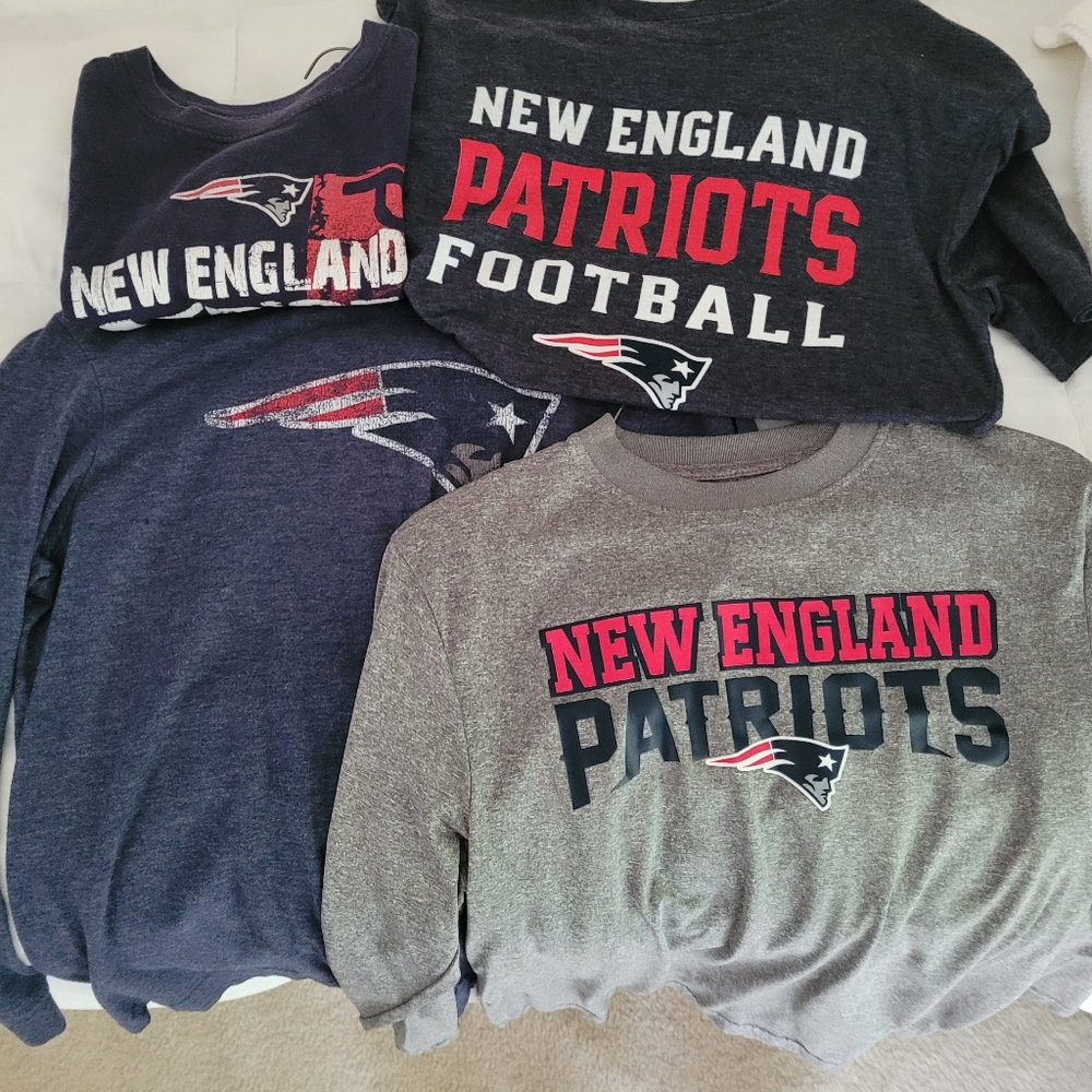 Boys New England Patriots shirt bundle